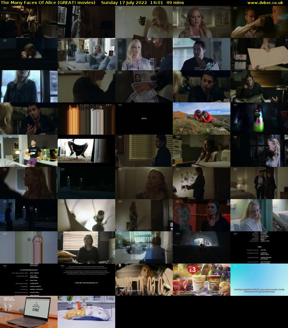The Many Faces Of Alice (GREAT! movies) Sunday 17 July 2022 14:01 - 14:50