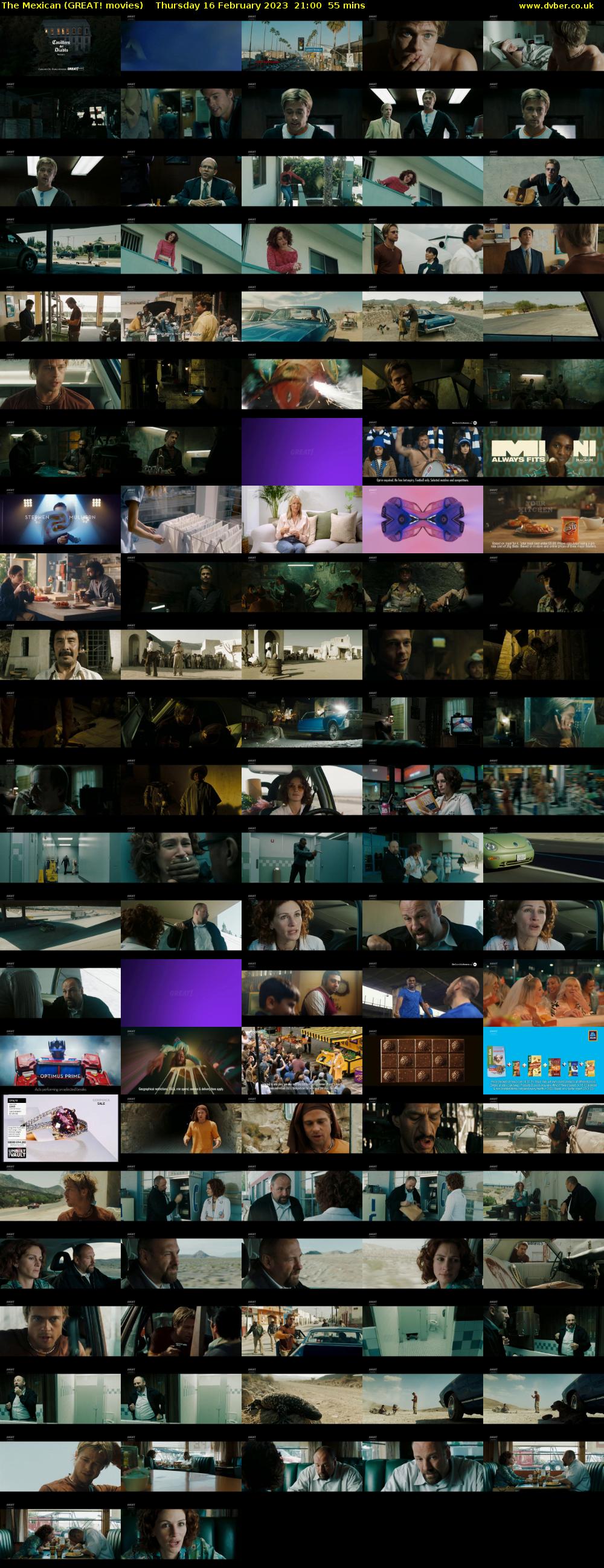 The Mexican (GREAT! movies) Thursday 16 February 2023 21:00 - 21:55