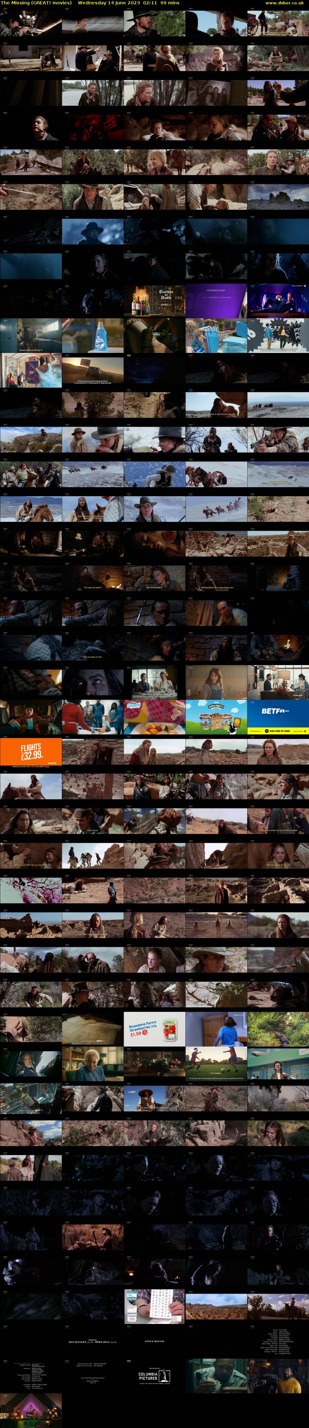 The Missing (GREAT! movies) Wednesday 14 June 2023 02:11 - 03:50