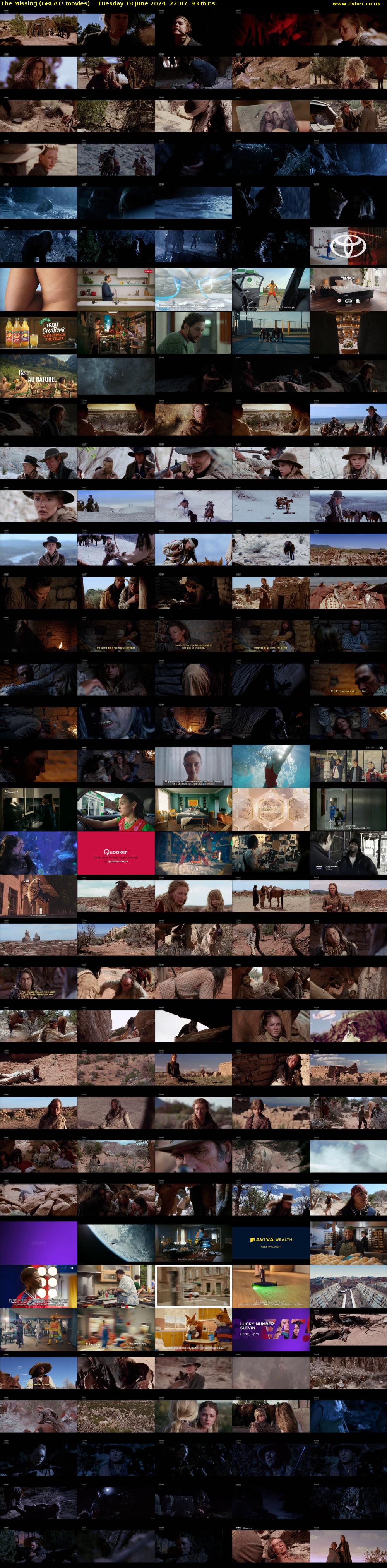 The Missing (GREAT! movies) Tuesday 18 June 2024 22:07 - 23:40