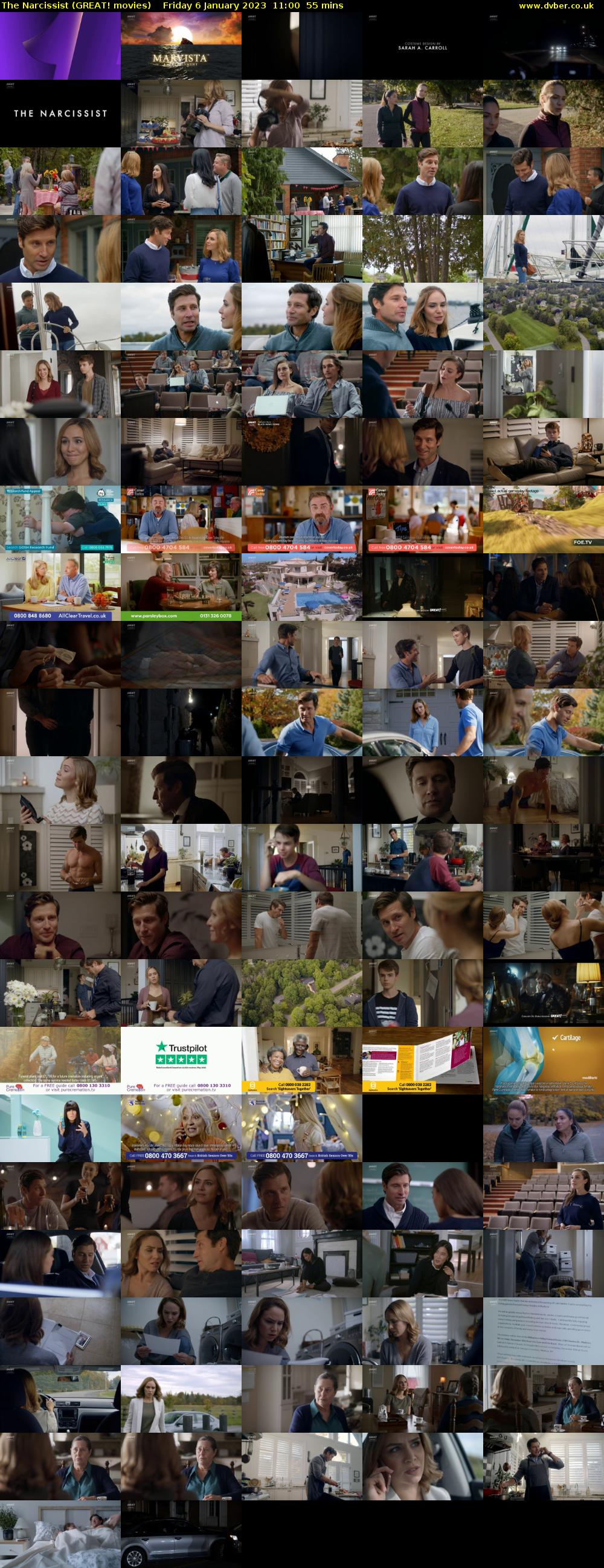 The Narcissist (GREAT! movies) Friday 6 January 2023 11:00 - 11:55