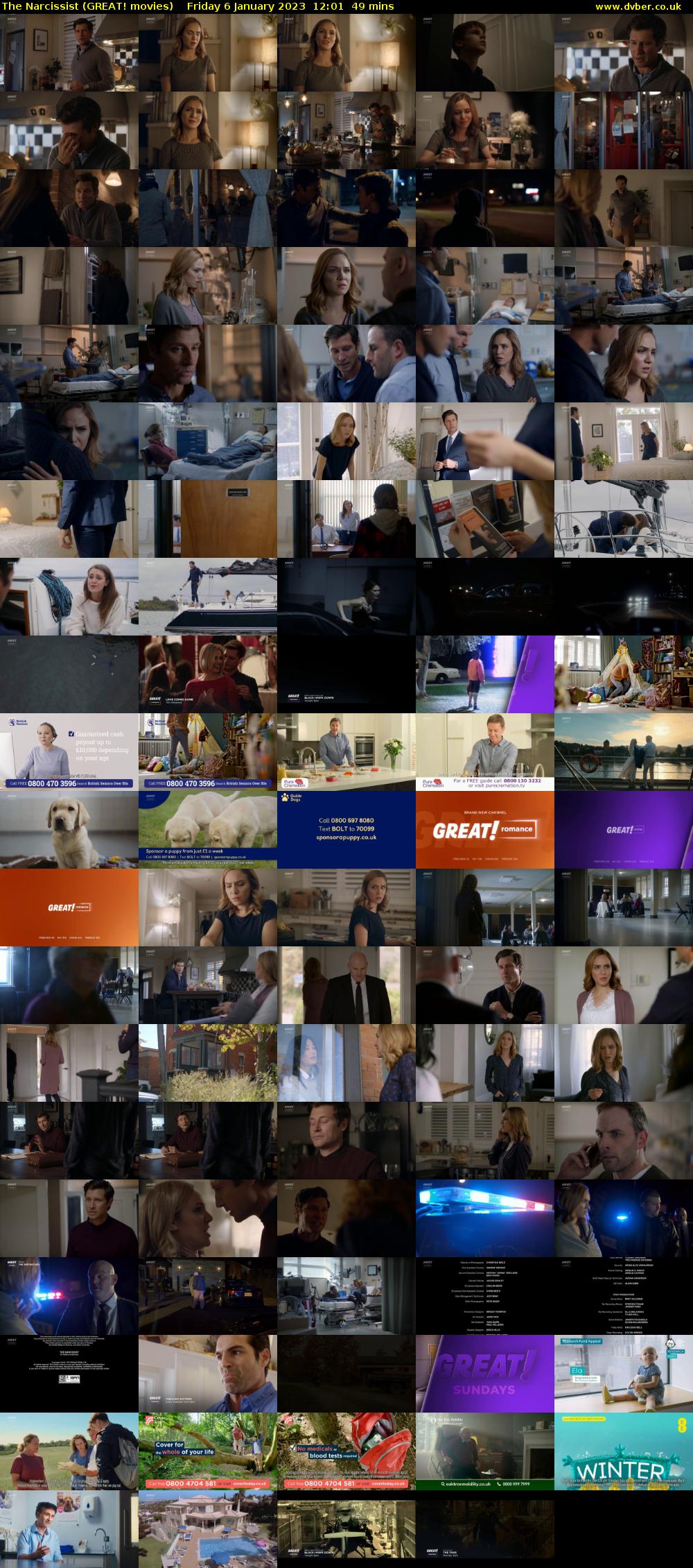 The Narcissist (GREAT! movies) Friday 6 January 2023 12:01 - 12:50