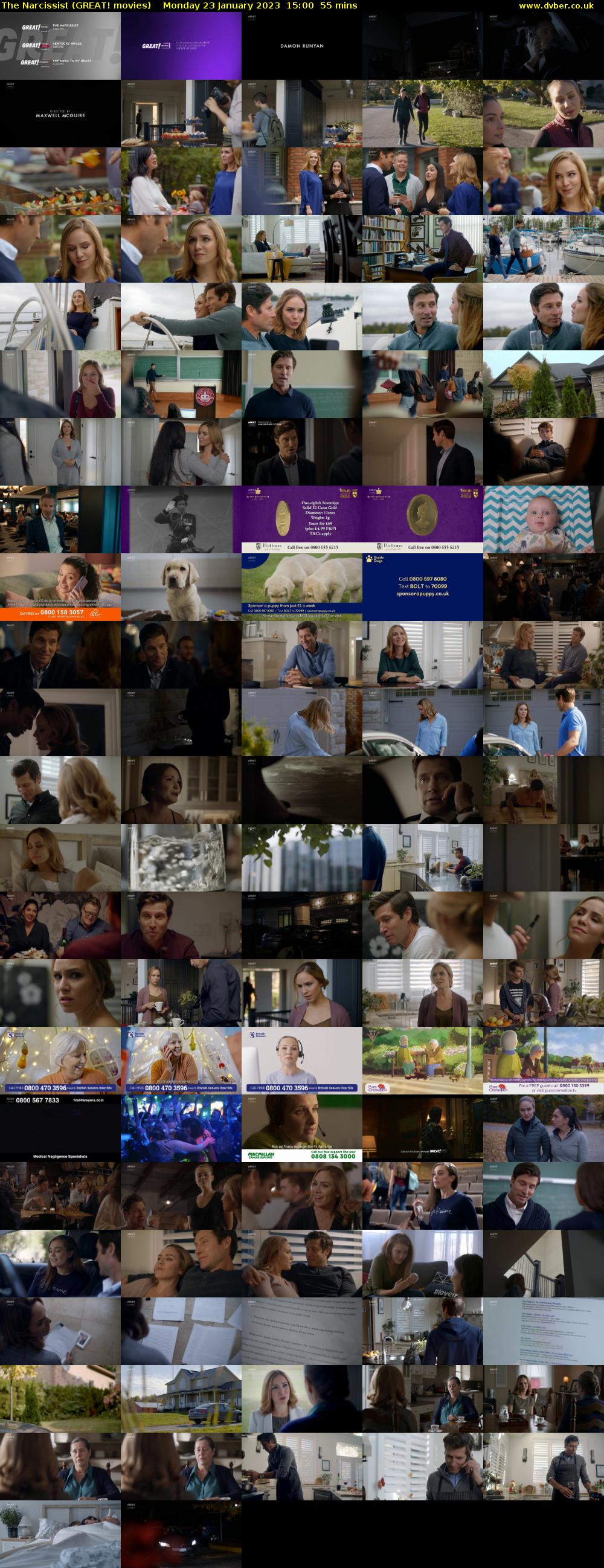 The Narcissist (GREAT! movies) Monday 23 January 2023 15:00 - 15:55