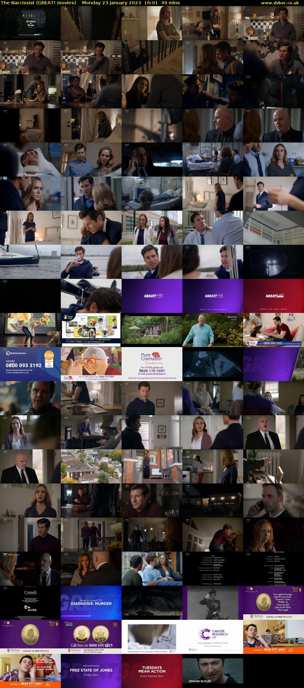 The Narcissist (GREAT! movies) Monday 23 January 2023 16:01 - 16:50