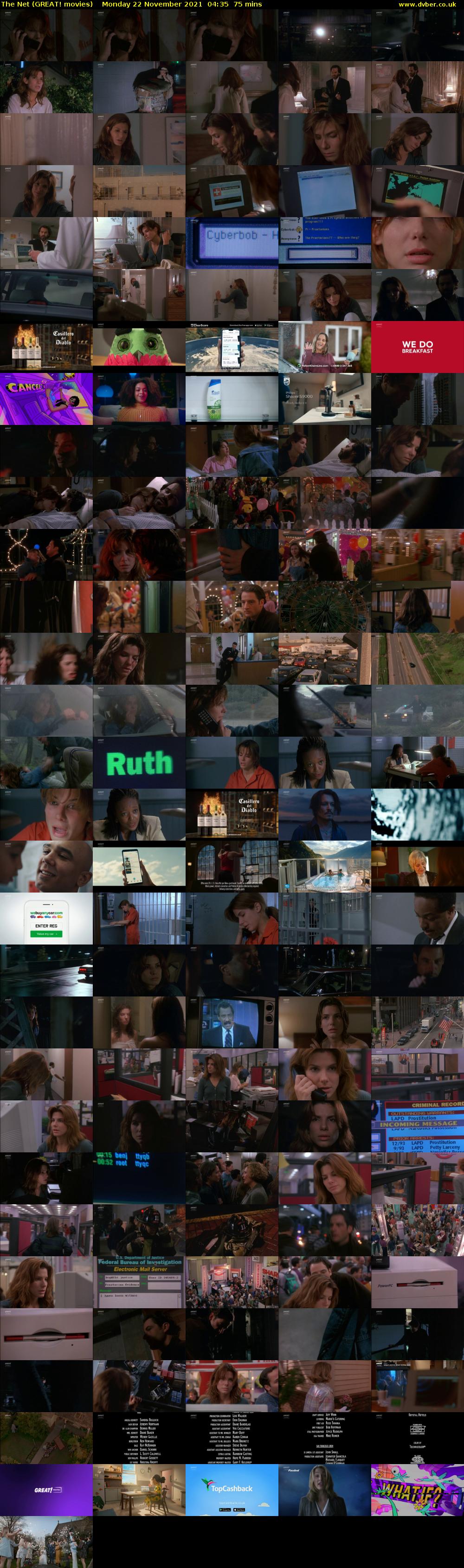 The Net (GREAT! movies) Monday 22 November 2021 04:35 - 05:50