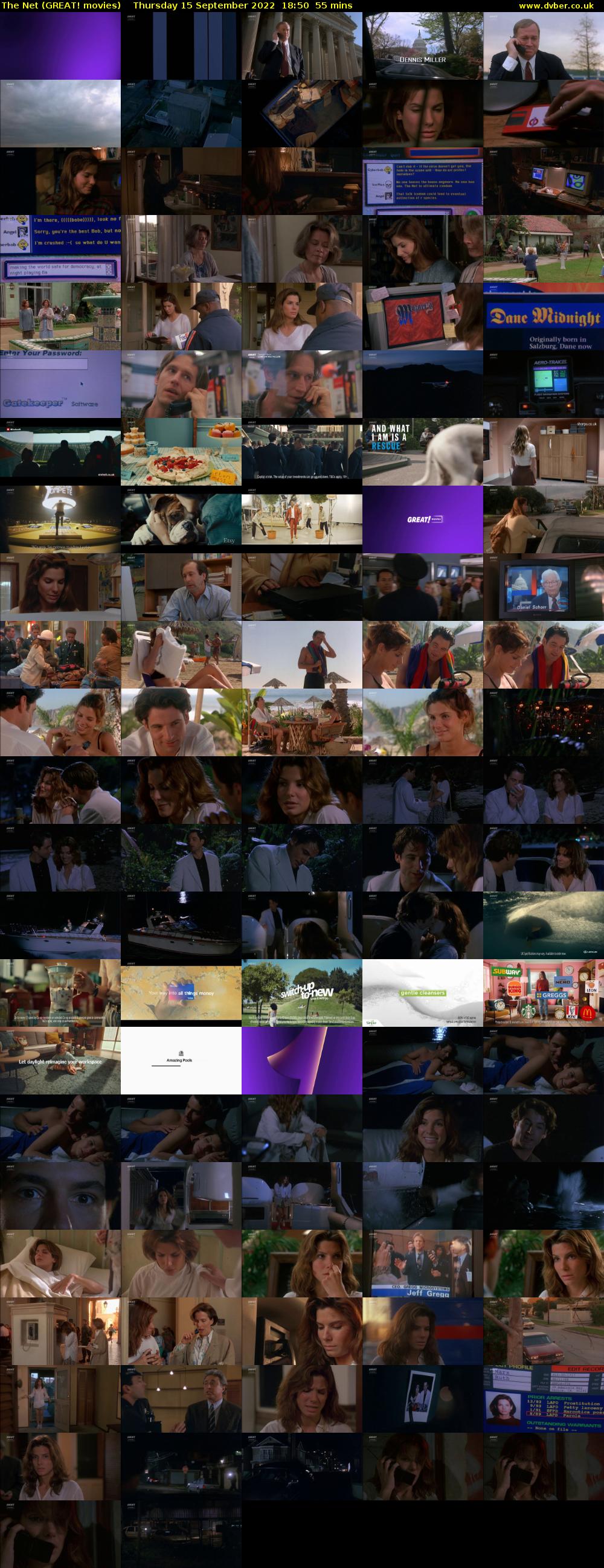 The Net (GREAT! movies) Thursday 15 September 2022 18:50 - 19:45