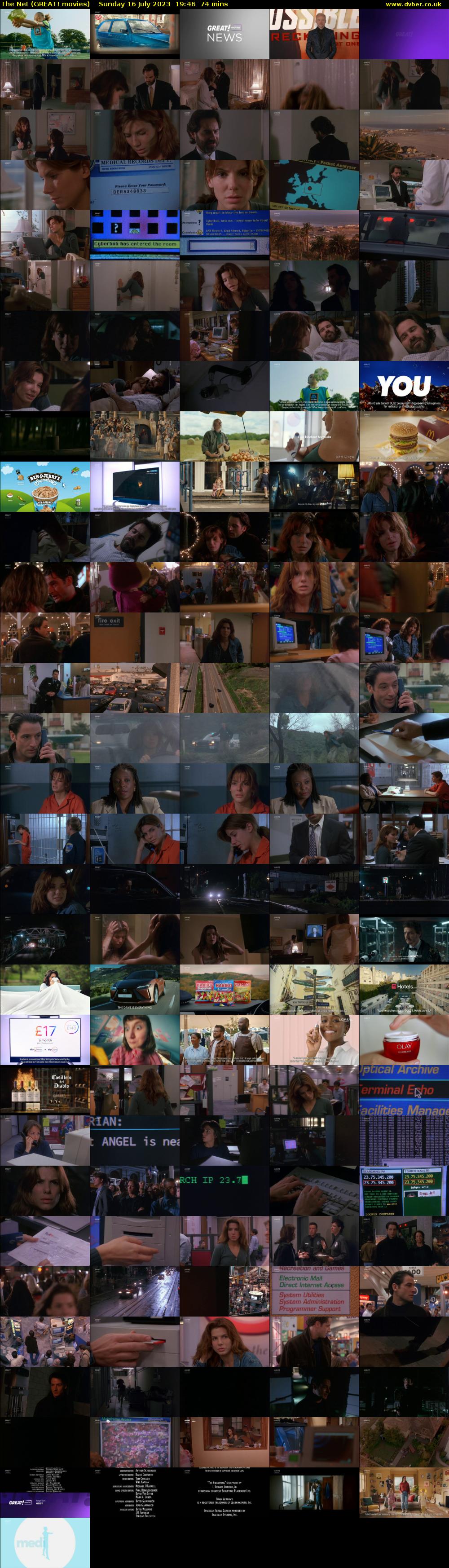 The Net (GREAT! movies) Sunday 16 July 2023 19:46 - 21:00