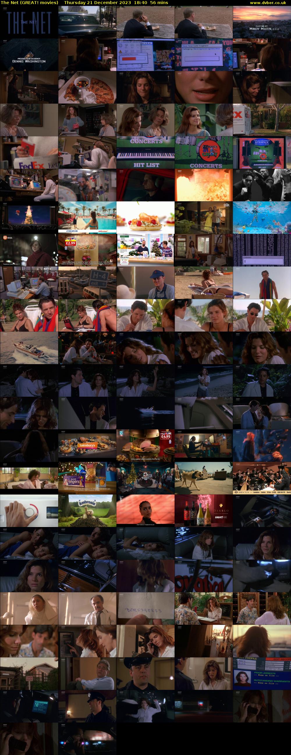The Net (GREAT! movies) Thursday 21 December 2023 18:40 - 19:36