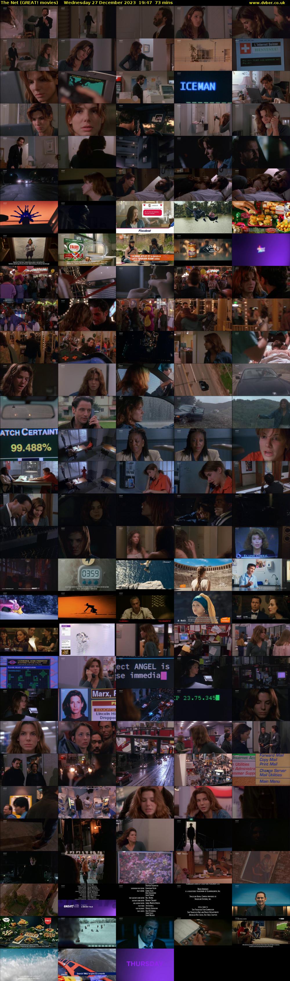 The Net (GREAT! movies) Wednesday 27 December 2023 19:47 - 21:00