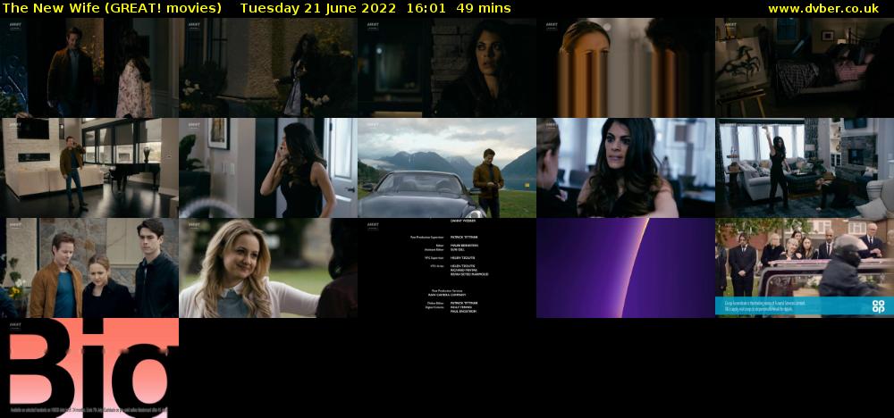 The New Wife (GREAT! movies) Tuesday 21 June 2022 16:01 - 16:50