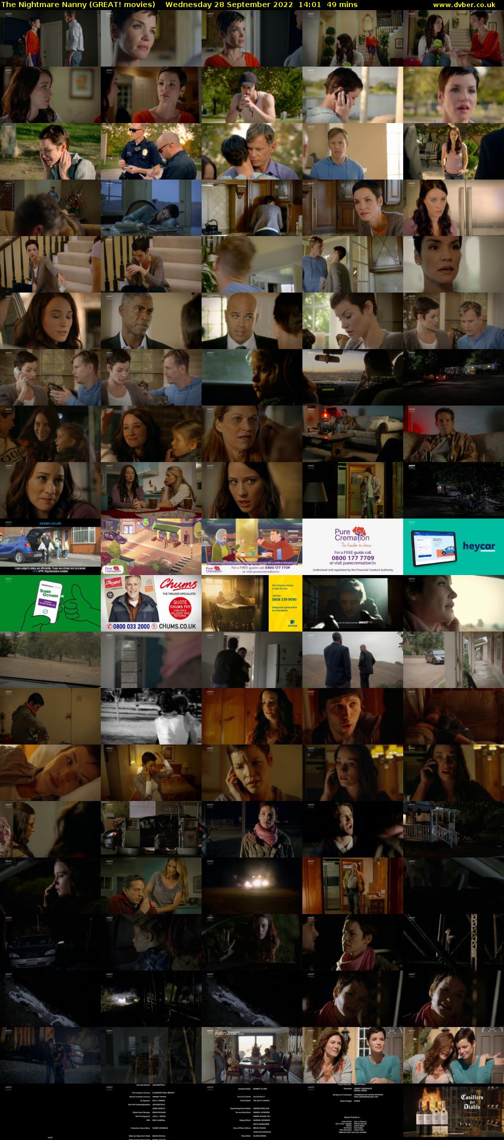 The Nightmare Nanny (GREAT! movies) Wednesday 28 September 2022 14:01 - 14:50