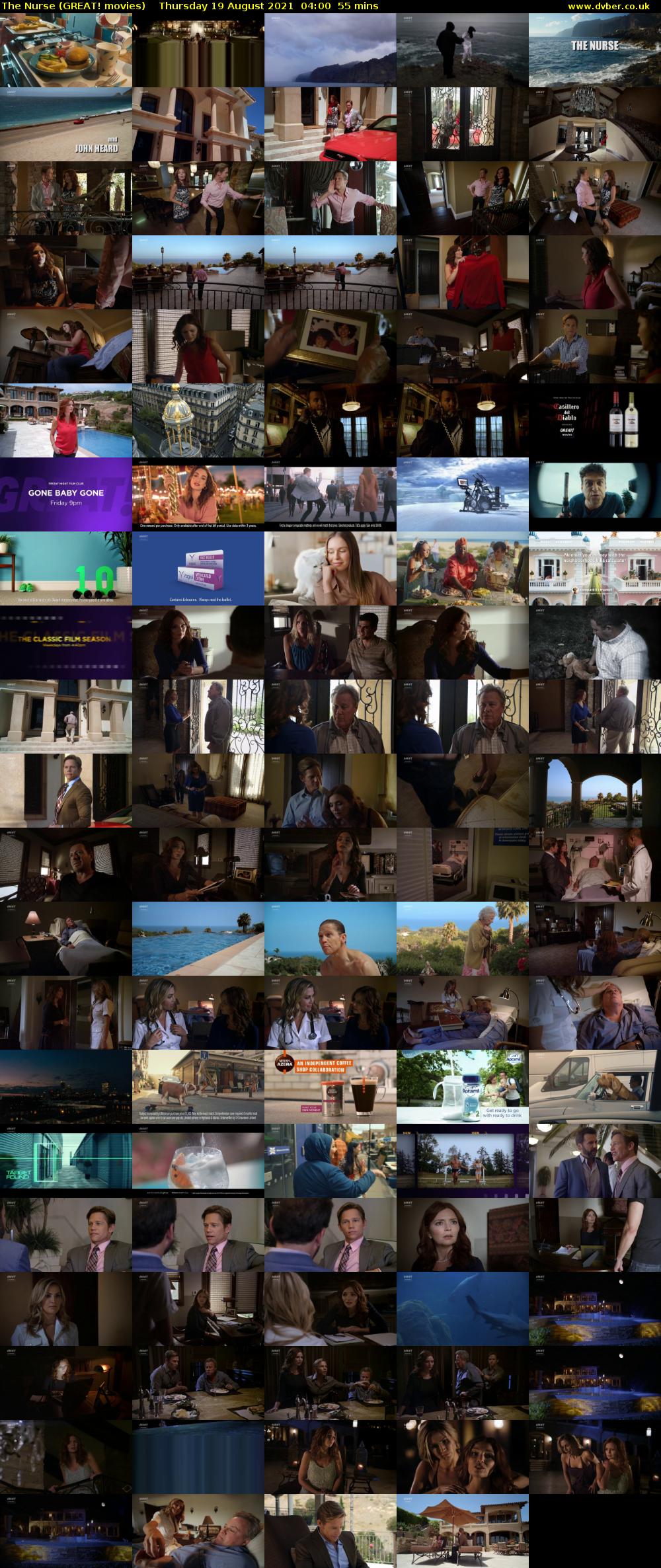 The Nurse (GREAT! movies) Thursday 19 August 2021 04:00 - 04:55