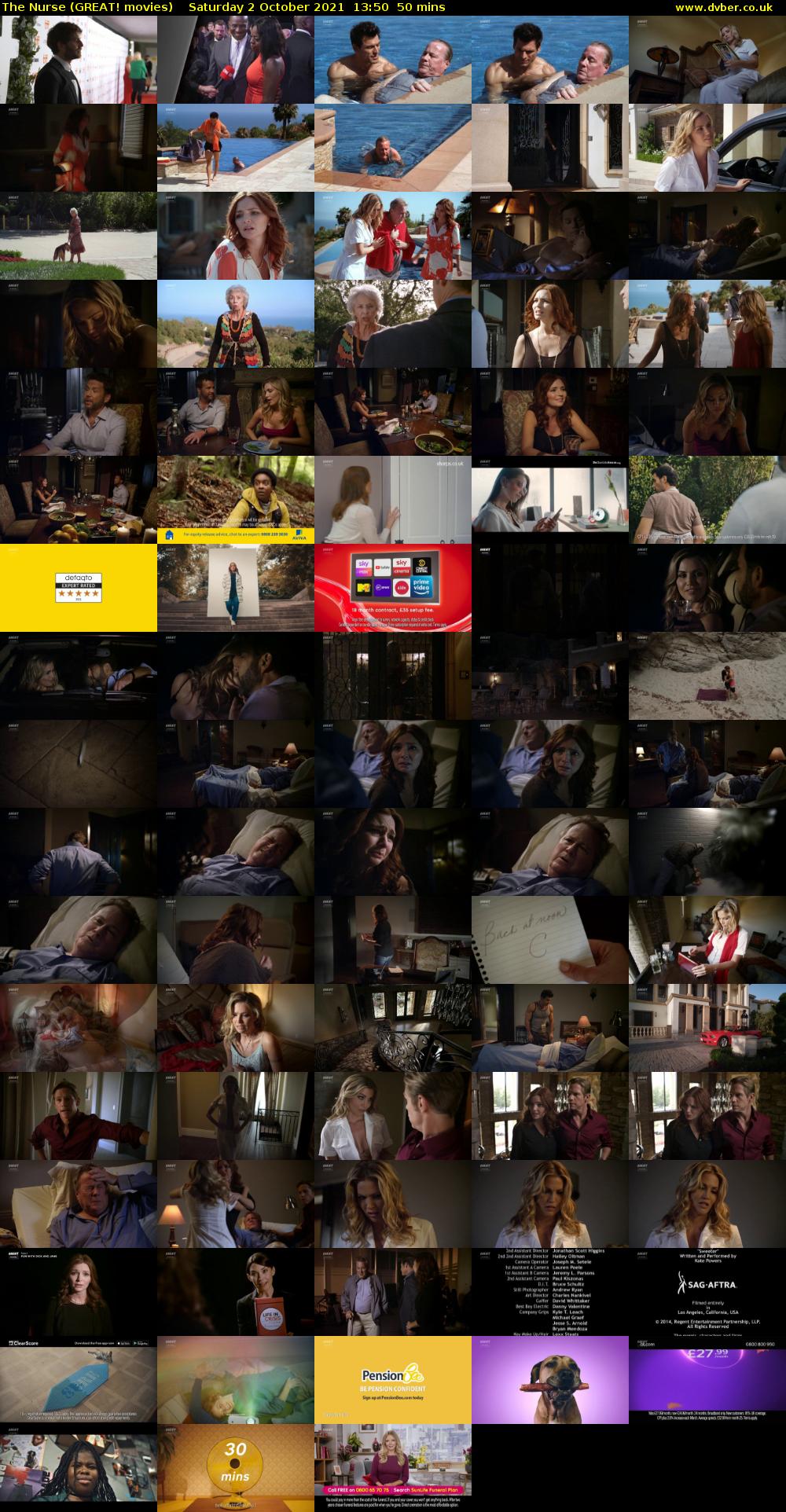 The Nurse (GREAT! movies) Saturday 2 October 2021 13:50 - 14:40