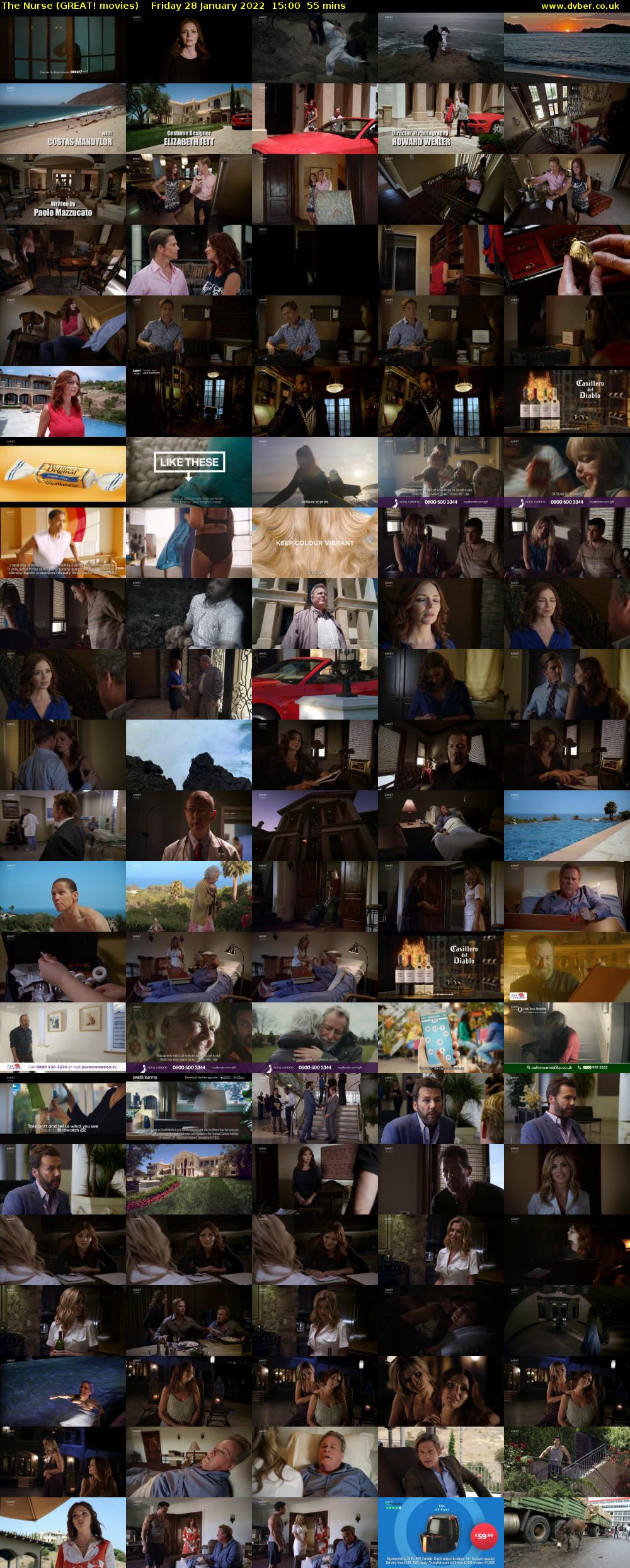 The Nurse (GREAT! movies) Friday 28 January 2022 15:00 - 15:55