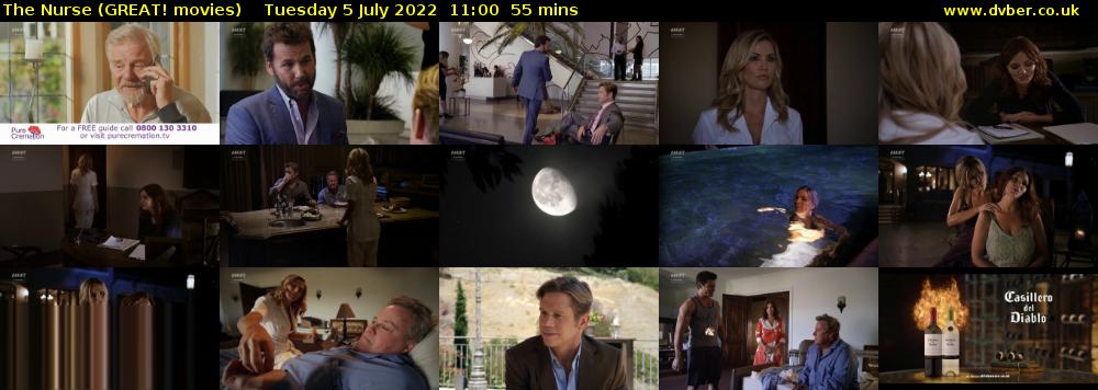 The Nurse (GREAT! movies) Tuesday 5 July 2022 11:00 - 11:55