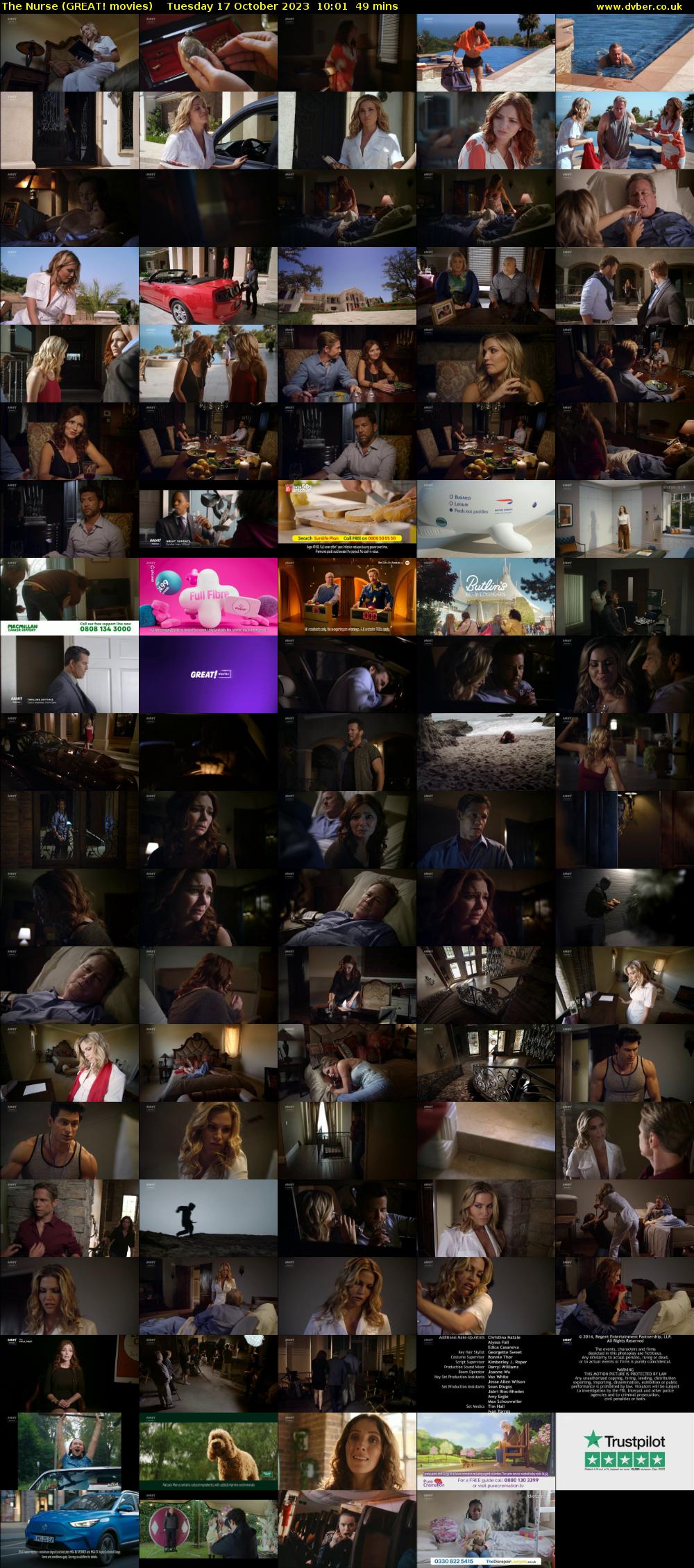 The Nurse (GREAT! movies) Tuesday 17 October 2023 10:01 - 10:50