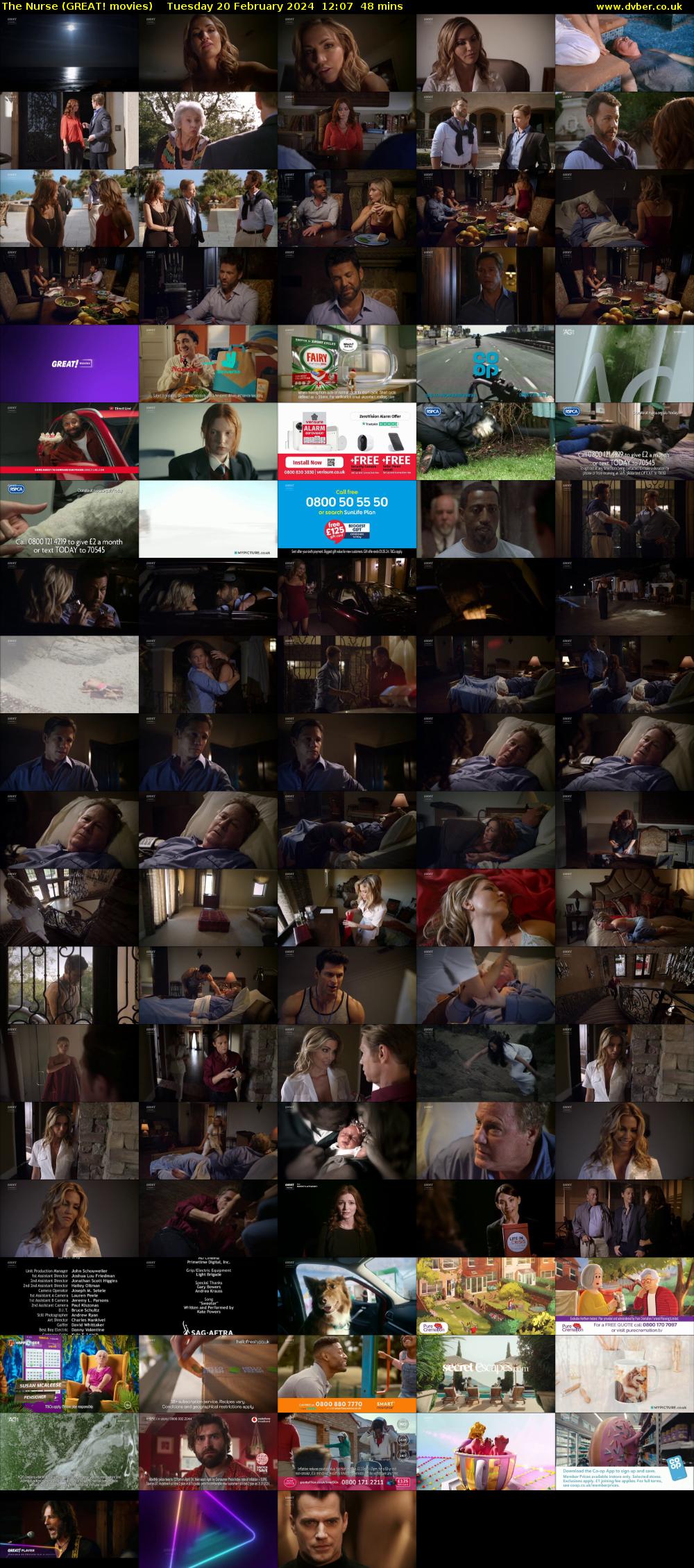 The Nurse (GREAT! movies) Tuesday 20 February 2024 12:07 - 12:55