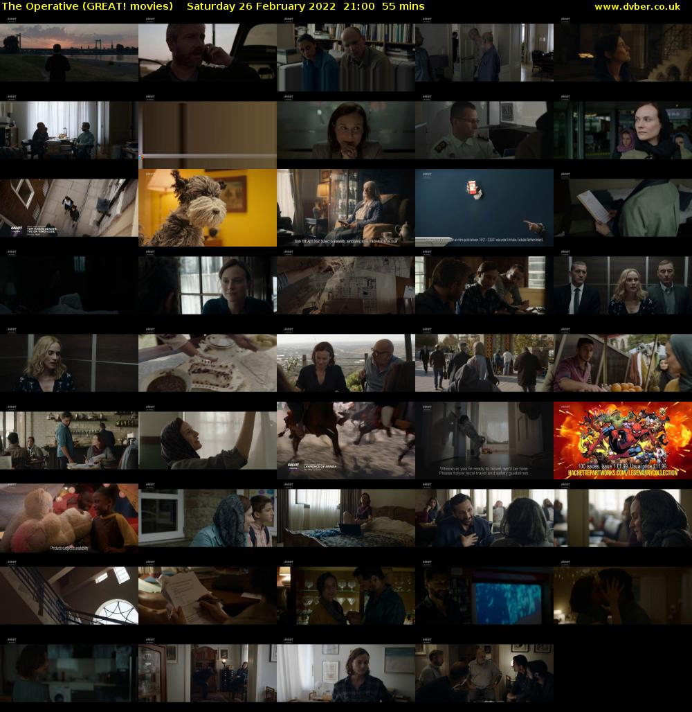 The Operative (GREAT! movies) Saturday 26 February 2022 21:00 - 21:55
