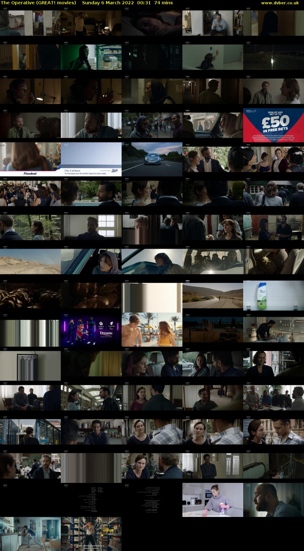 The Operative (GREAT! movies) Sunday 6 March 2022 00:31 - 01:45