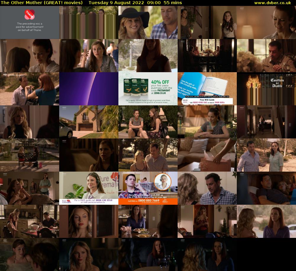 The Other Mother (GREAT! movies) Tuesday 9 August 2022 09:00 - 09:55