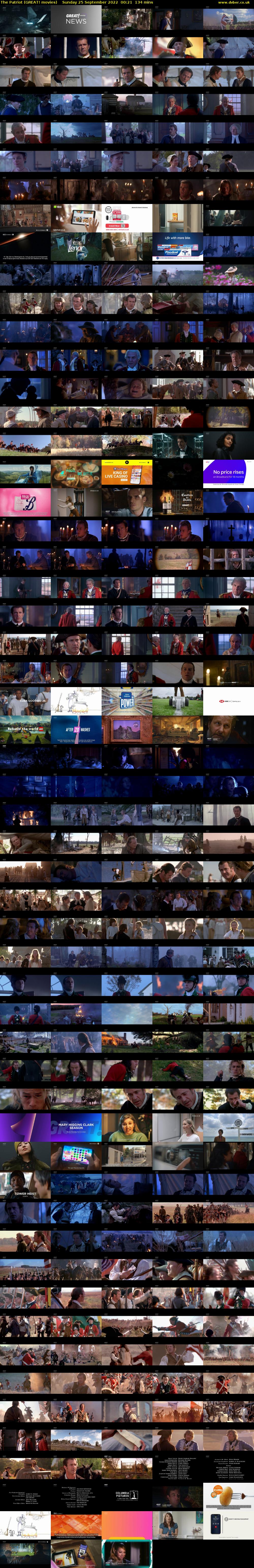 The Patriot (GREAT! movies) Sunday 25 September 2022 00:21 - 02:35