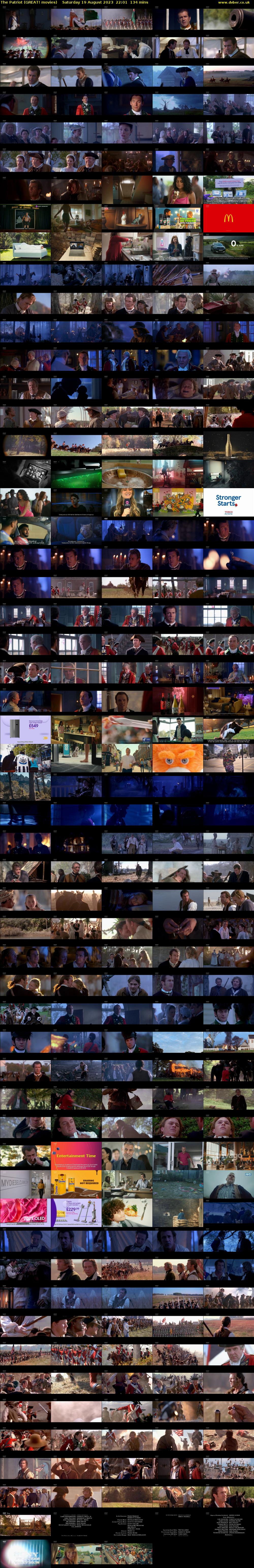 The Patriot (GREAT! movies) Saturday 19 August 2023 22:01 - 00:15