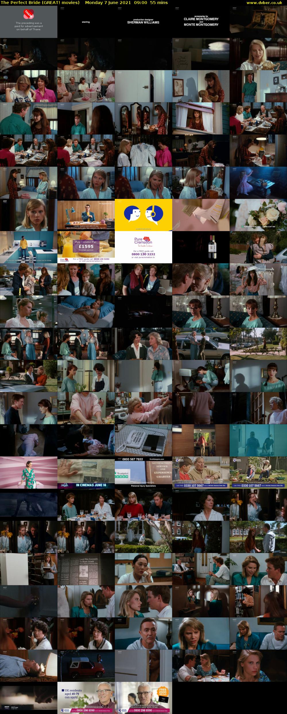 The Perfect Bride (GREAT! movies) Monday 7 June 2021 09:00 - 09:55