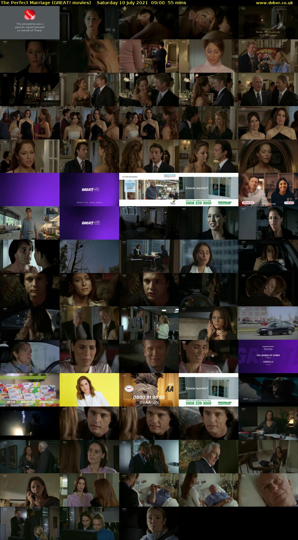 The Perfect Marriage (GREAT! movies) Saturday 10 July 2021 09:00 - 09:55