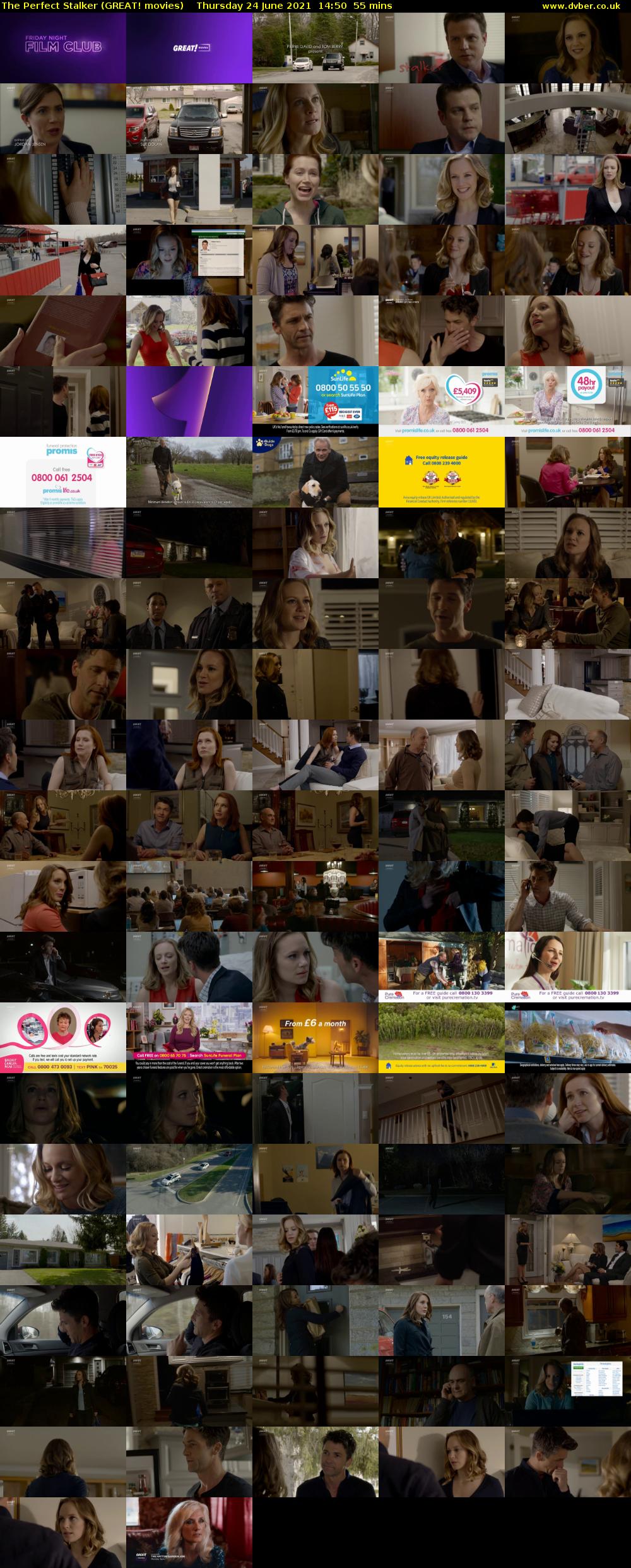 The Perfect Stalker (GREAT! movies) Thursday 24 June 2021 14:50 - 15:45