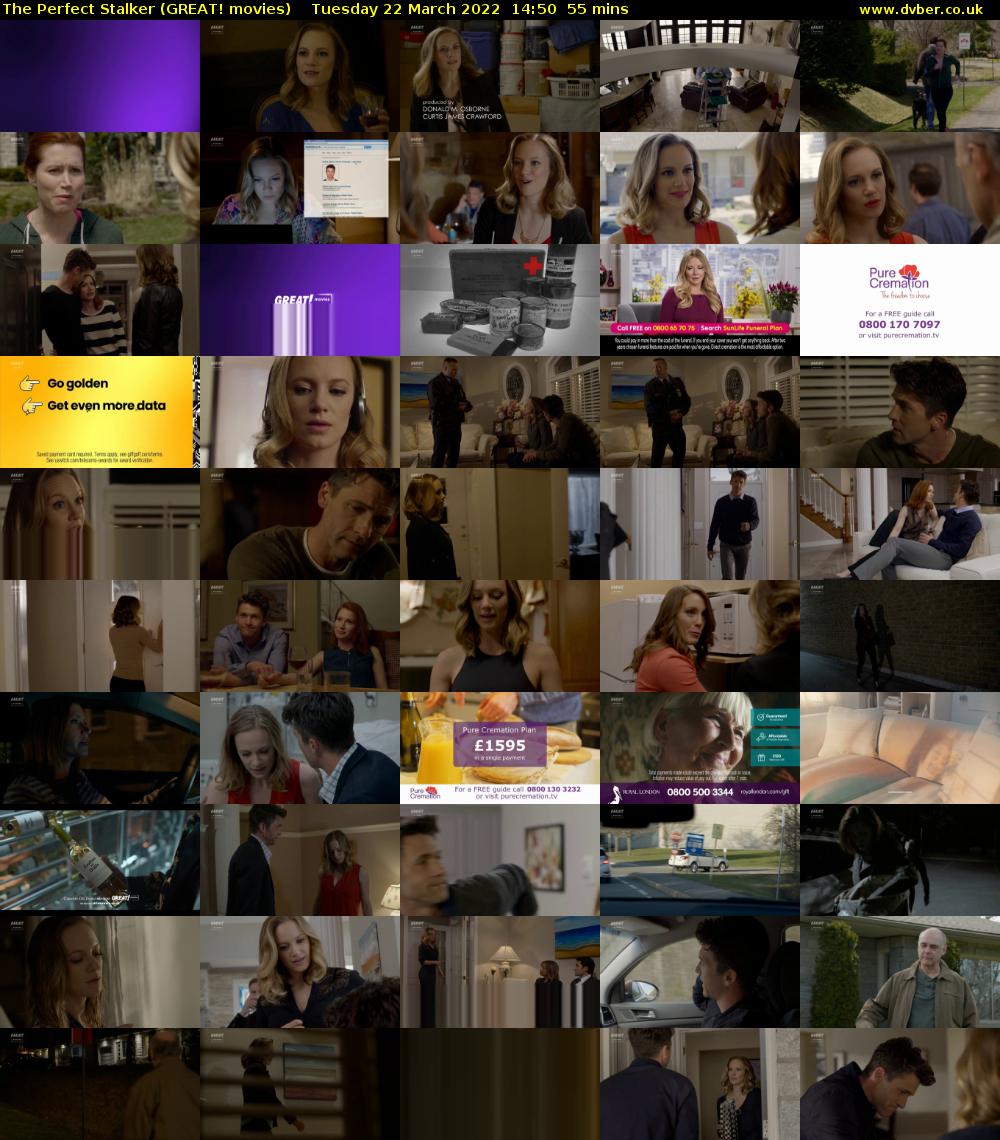 The Perfect Stalker (GREAT! movies) Tuesday 22 March 2022 14:50 - 15:45