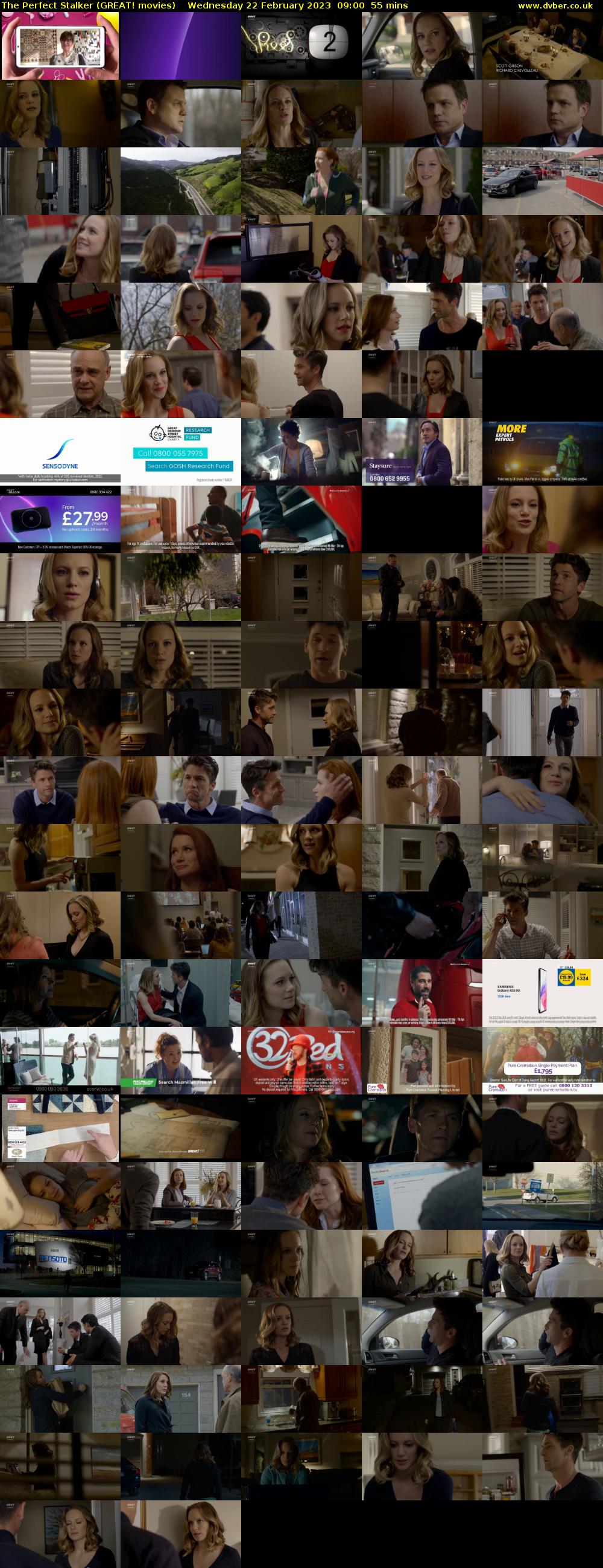 The Perfect Stalker (GREAT! movies) Wednesday 22 February 2023 09:00 - 09:55