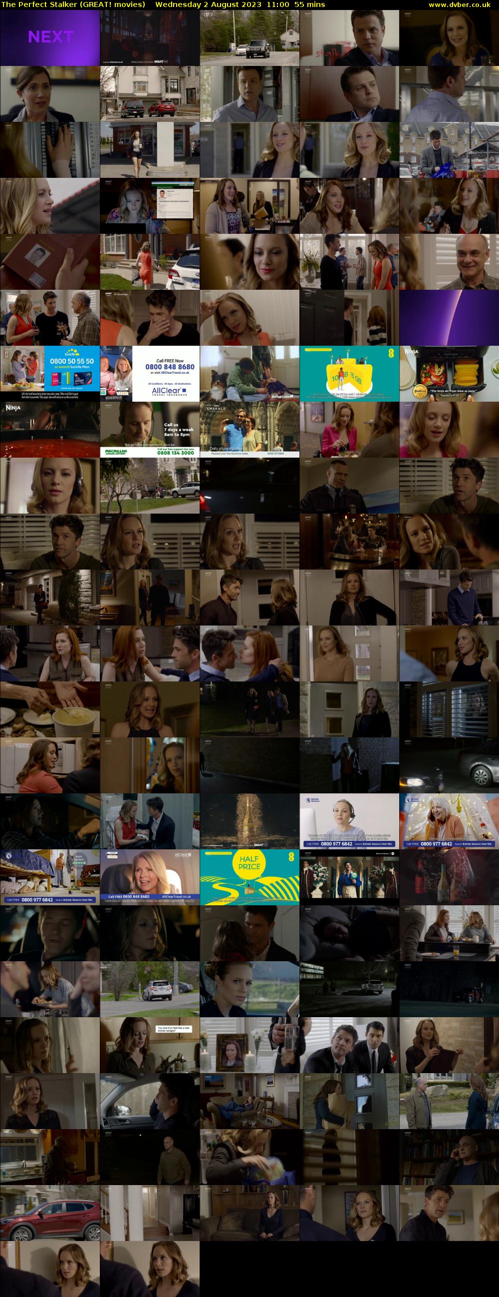 The Perfect Stalker (GREAT! movies) Wednesday 2 August 2023 11:00 - 11:55