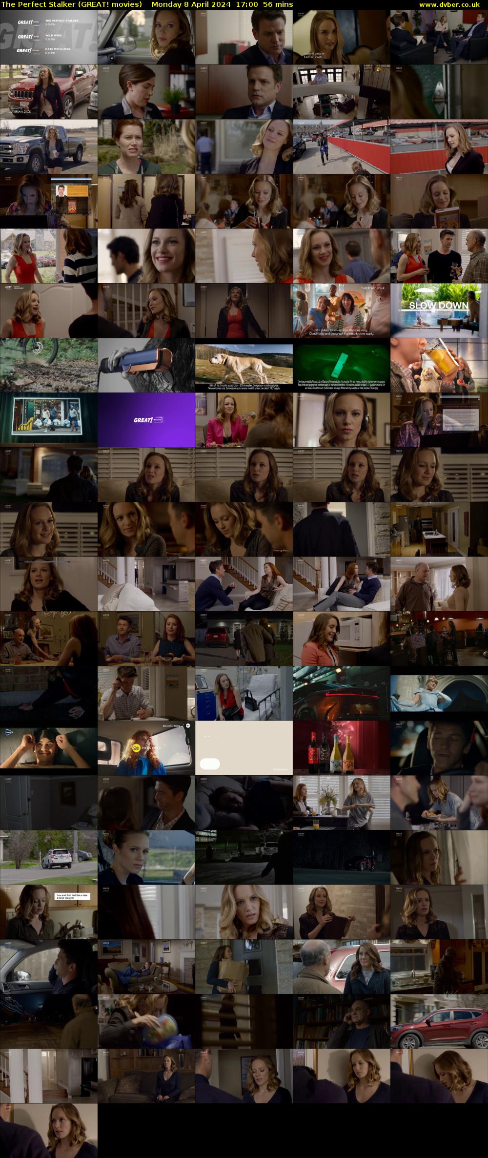 The Perfect Stalker (GREAT! movies) Monday 8 April 2024 17:00 - 17:56