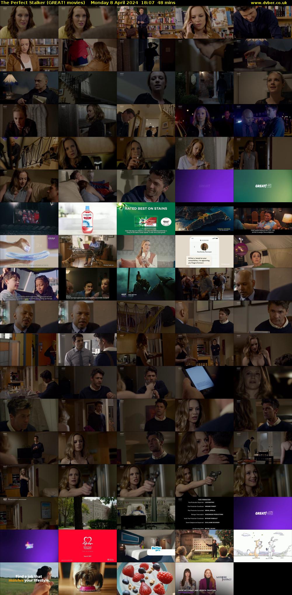 The Perfect Stalker (GREAT! movies) Monday 8 April 2024 18:07 - 18:55