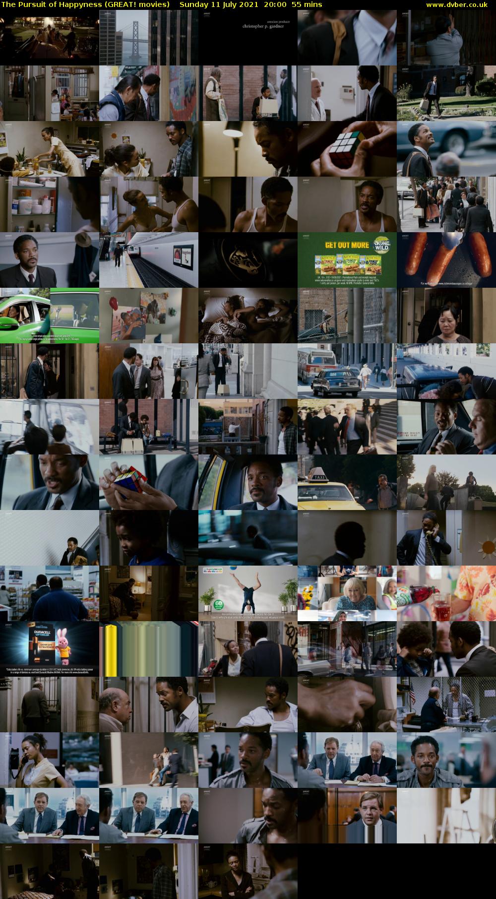 The Pursuit of Happyness (GREAT! movies) Sunday 11 July 2021 20:00 - 20:55