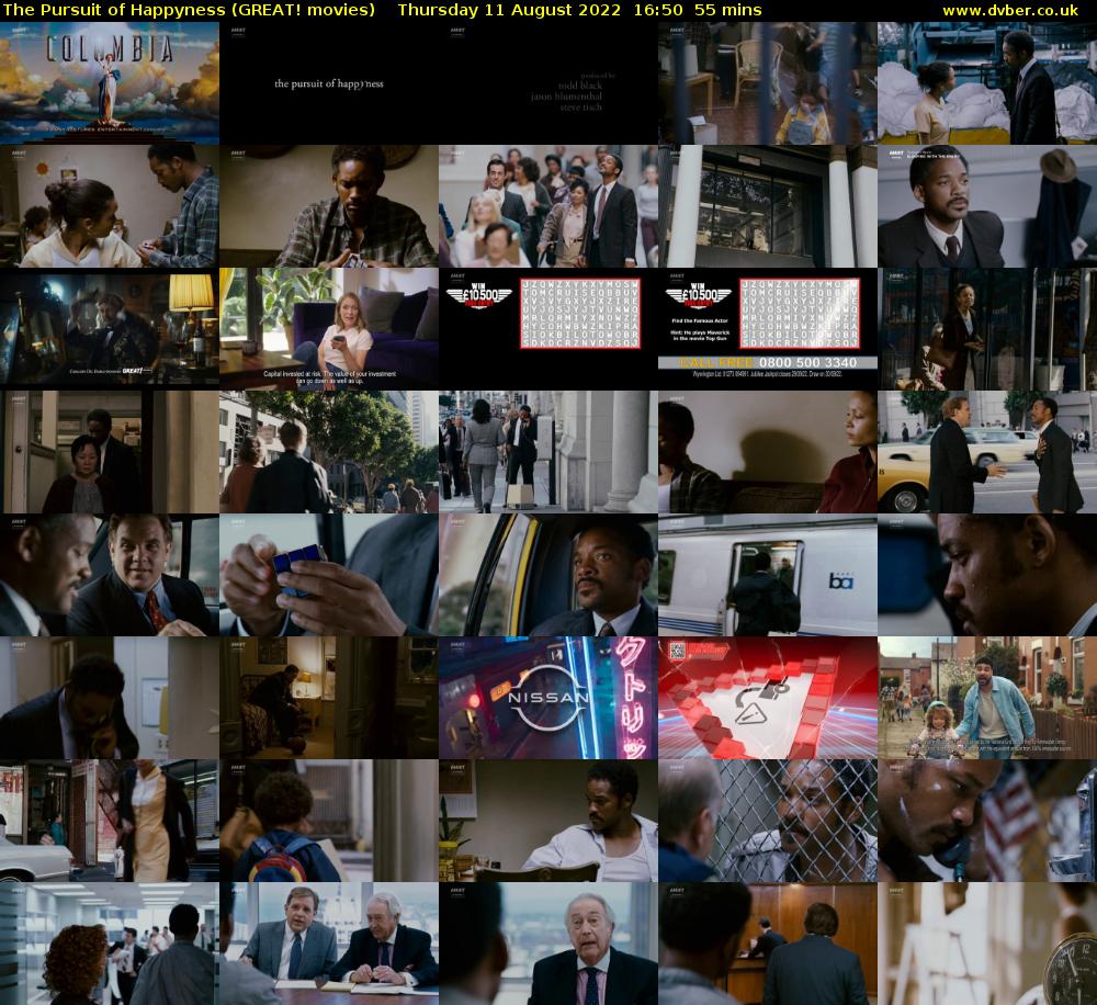 The Pursuit of Happyness (GREAT! movies) Thursday 11 August 2022 16:50 - 17:45