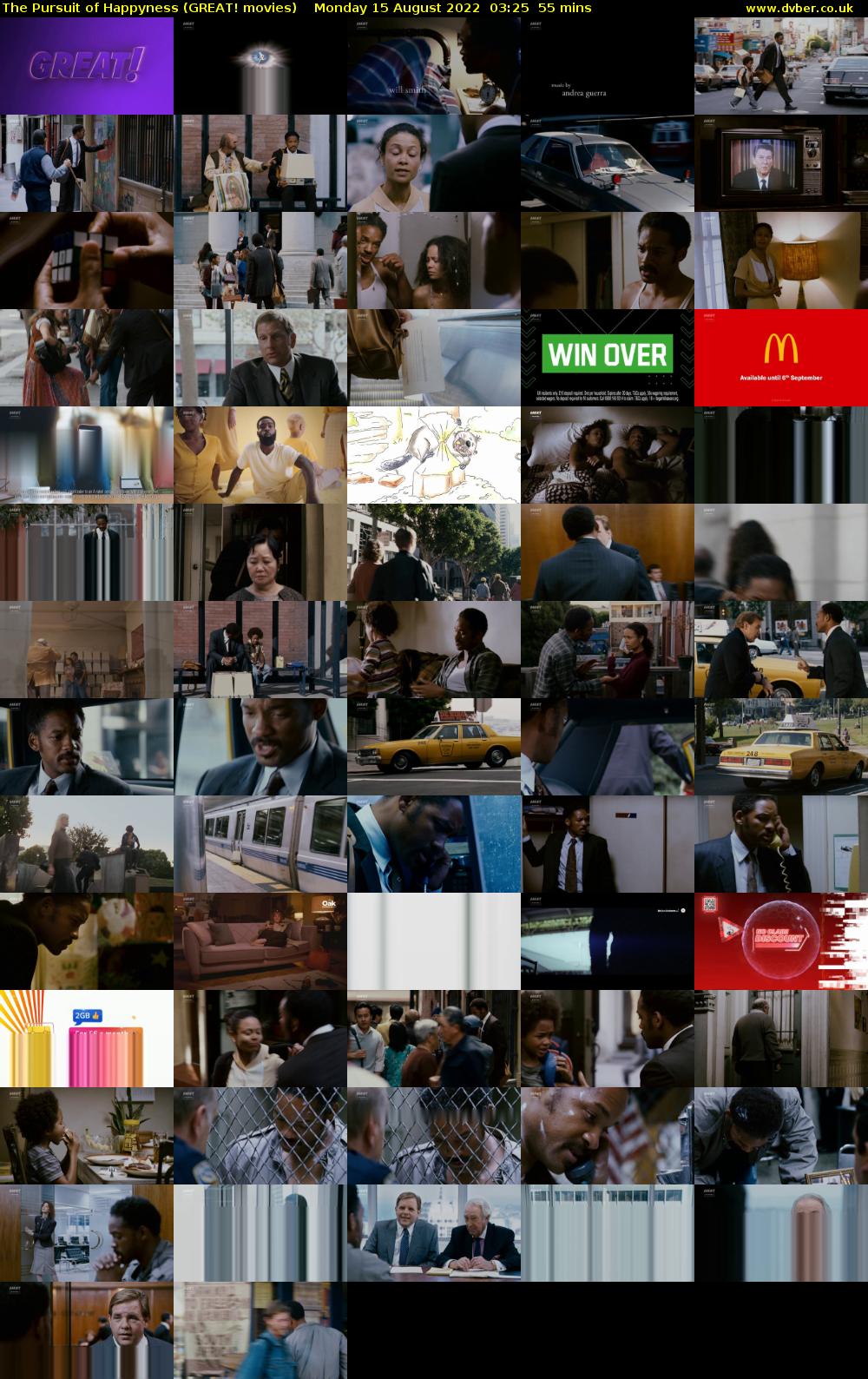 The Pursuit of Happyness (GREAT! movies) Monday 15 August 2022 03:25 - 04:20