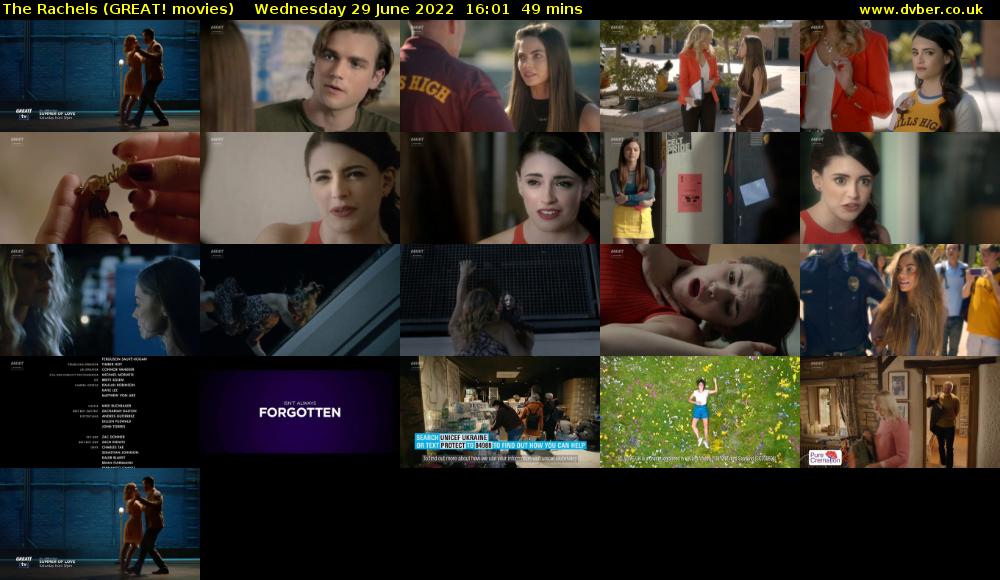 The Rachels (GREAT! movies) Wednesday 29 June 2022 16:01 - 16:50
