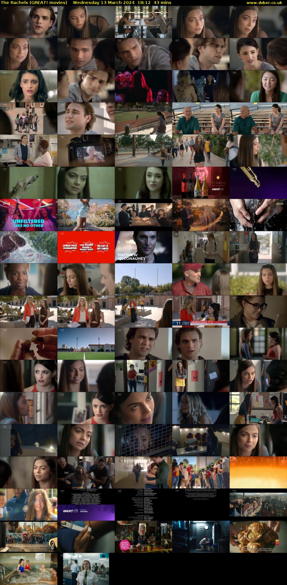 The Rachels (GREAT! movies) Wednesday 13 March 2024 18:12 - 18:55