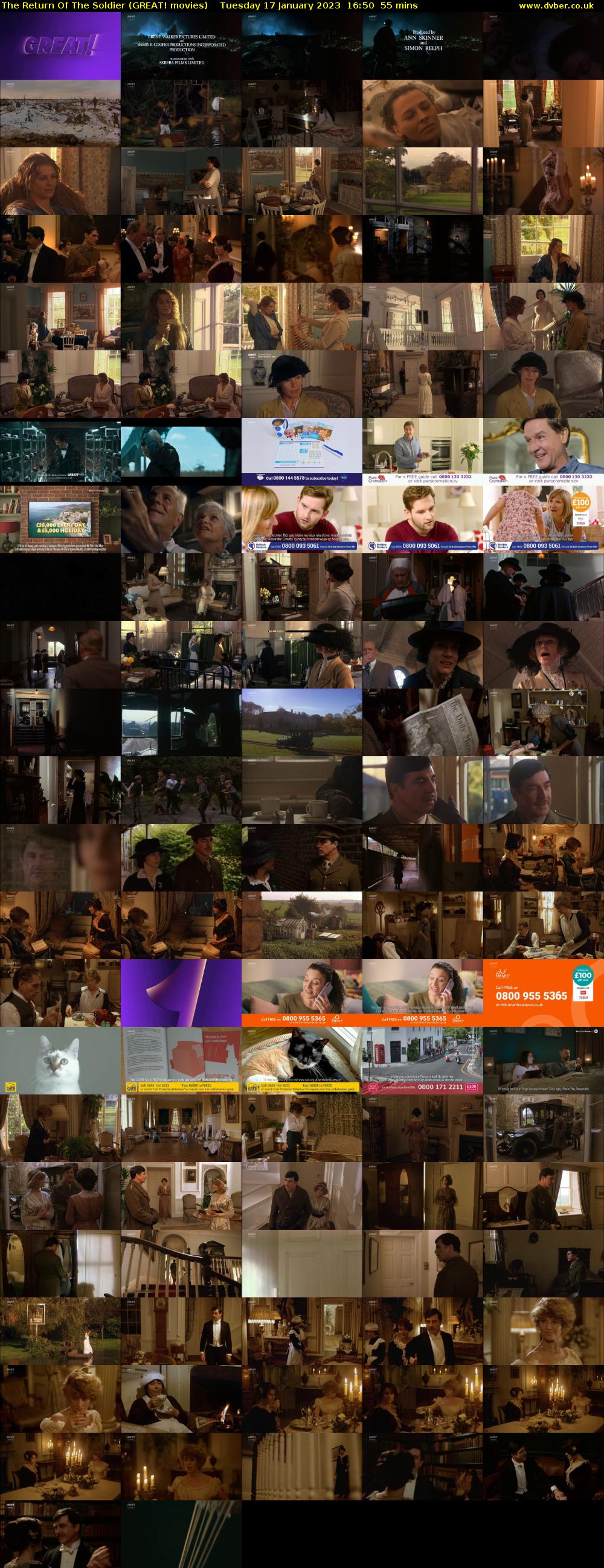 The Return Of The Soldier (GREAT! movies) Tuesday 17 January 2023 16:50 - 17:45