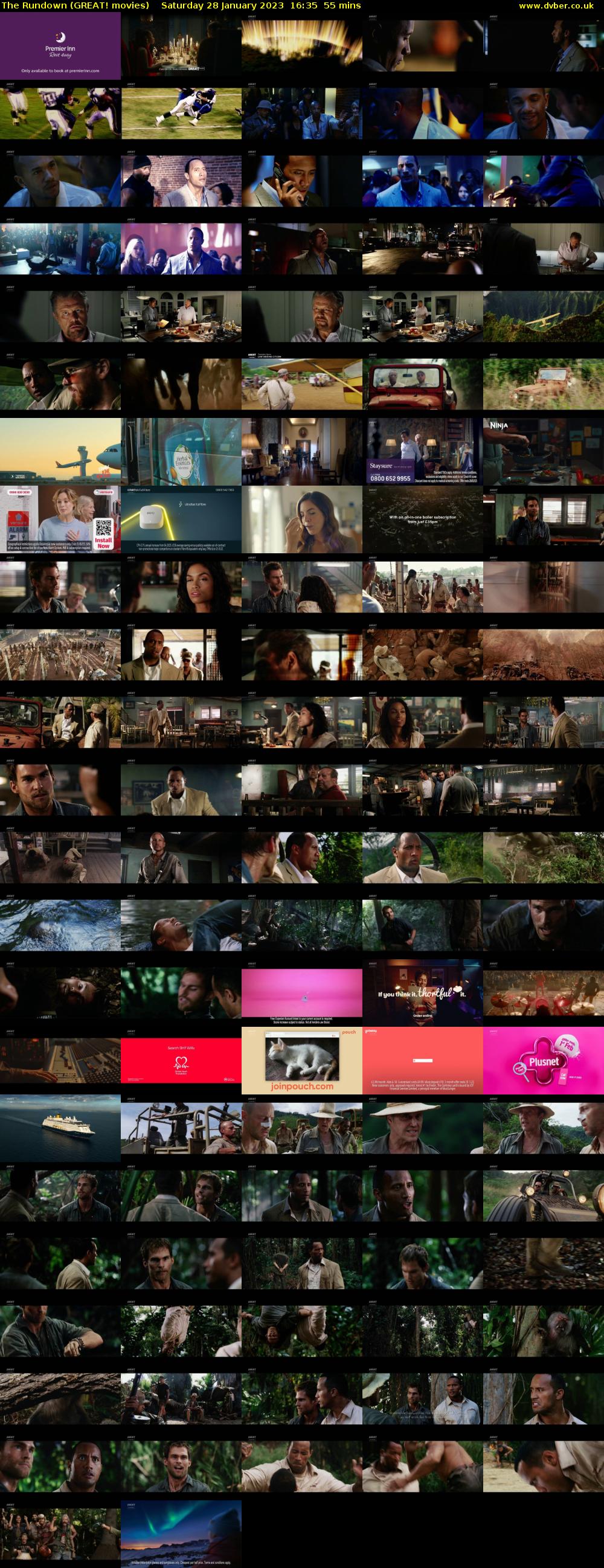 The Rundown (GREAT! movies) Saturday 28 January 2023 16:35 - 17:30