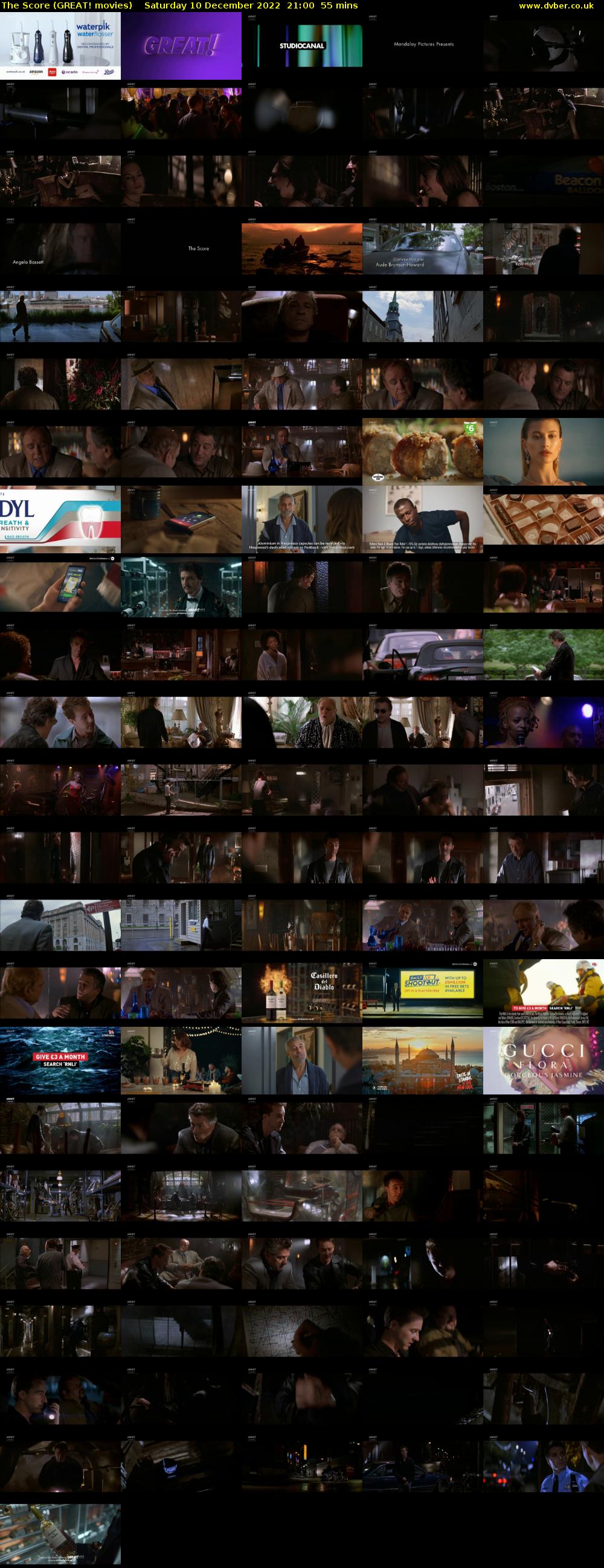 The Score (GREAT! movies) Saturday 10 December 2022 21:00 - 21:55