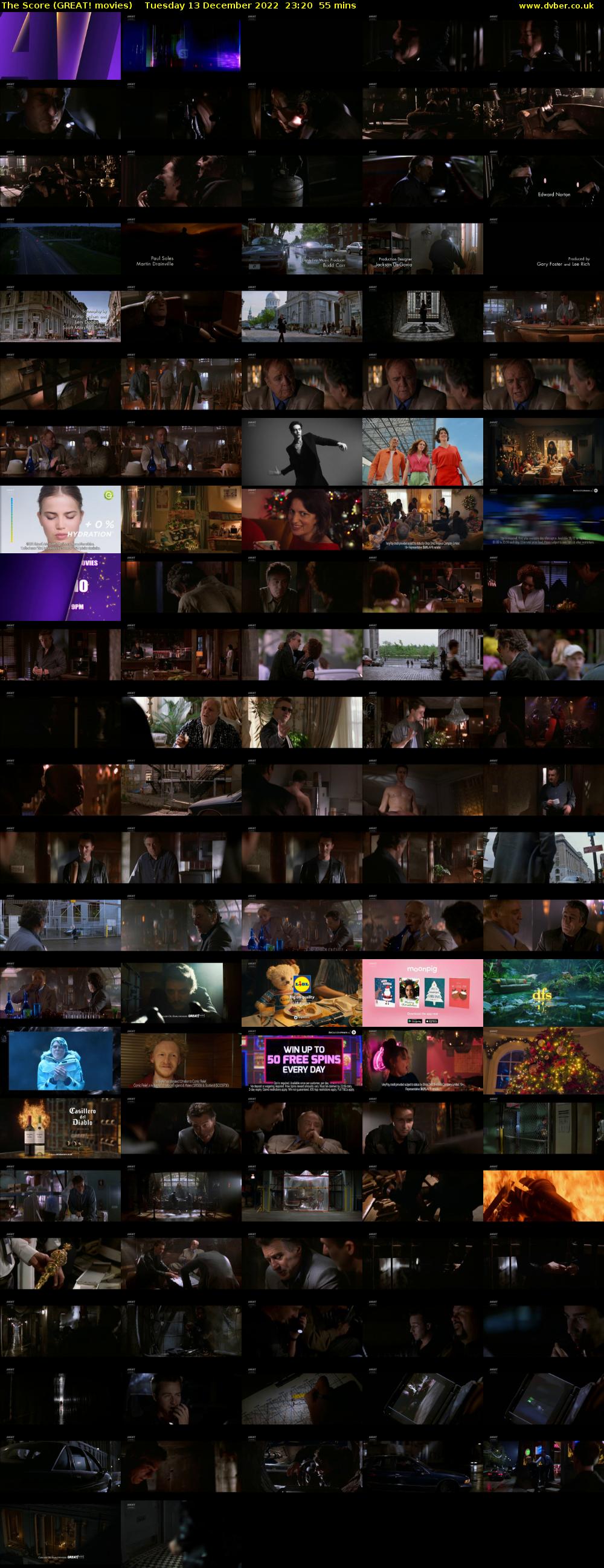 The Score (GREAT! movies) Tuesday 13 December 2022 23:20 - 00:15