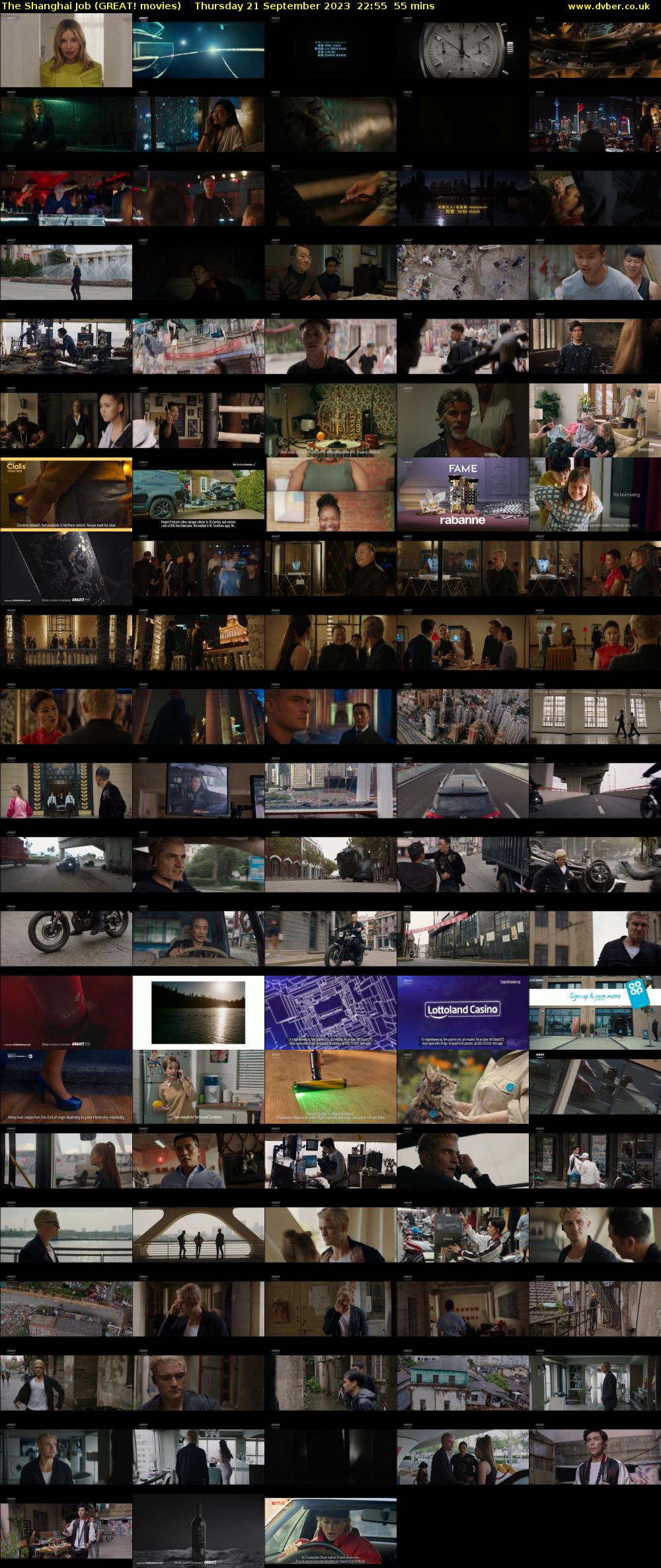 The Shanghai Job (GREAT! movies) Thursday 21 September 2023 22:55 - 23:50