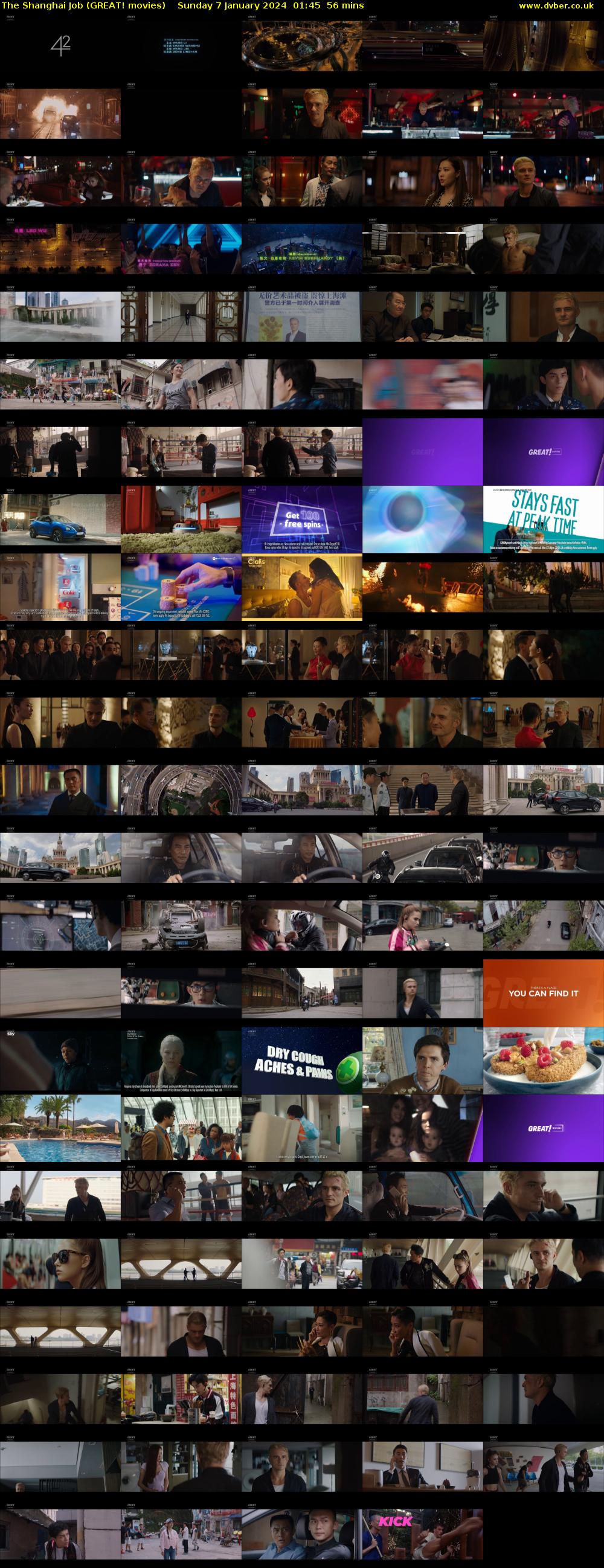 The Shanghai Job (GREAT! movies) Sunday 7 January 2024 01:45 - 02:41