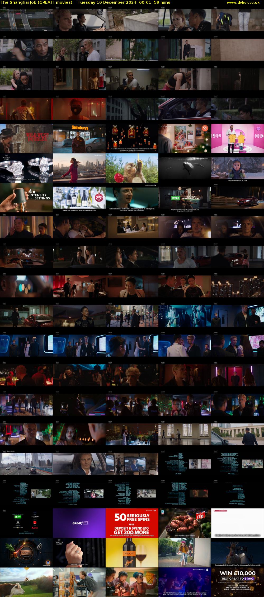 The Shanghai Job (GREAT! movies) Tuesday 10 December 2024 00:01 - 01:00