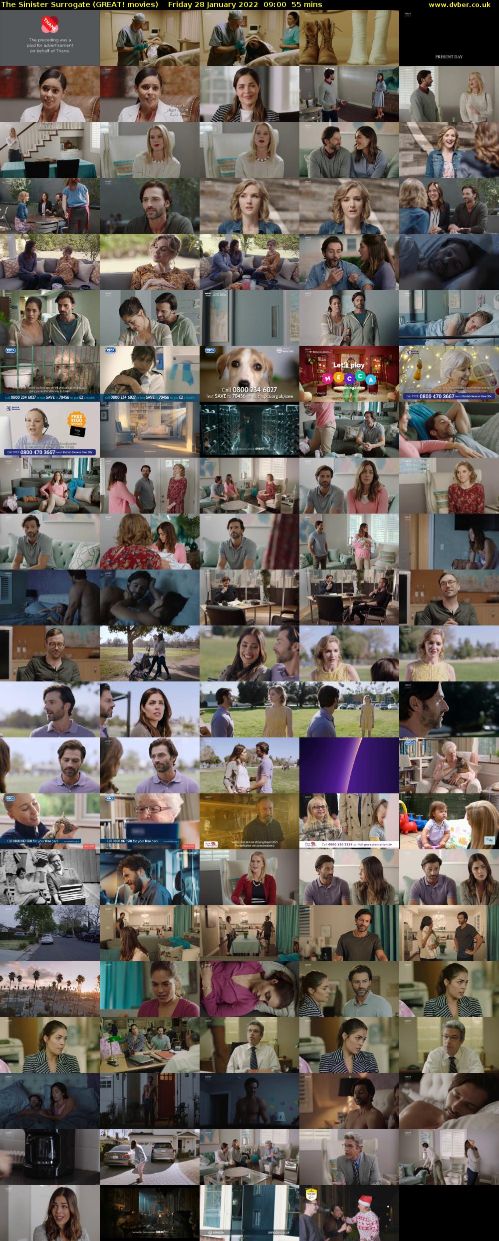 The Sinister Surrogate (GREAT! movies) Friday 28 January 2022 09:00 - 09:55