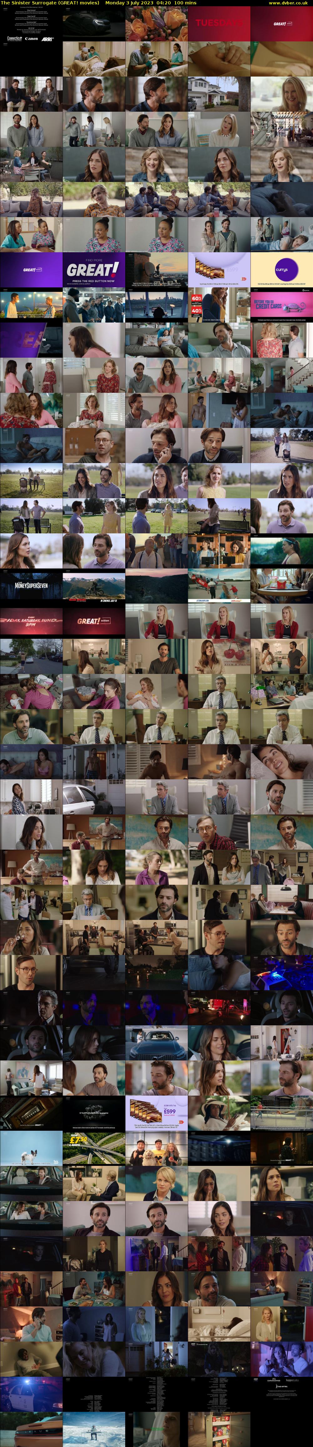 The Sinister Surrogate (GREAT! movies) Monday 3 July 2023 04:20 - 06:00