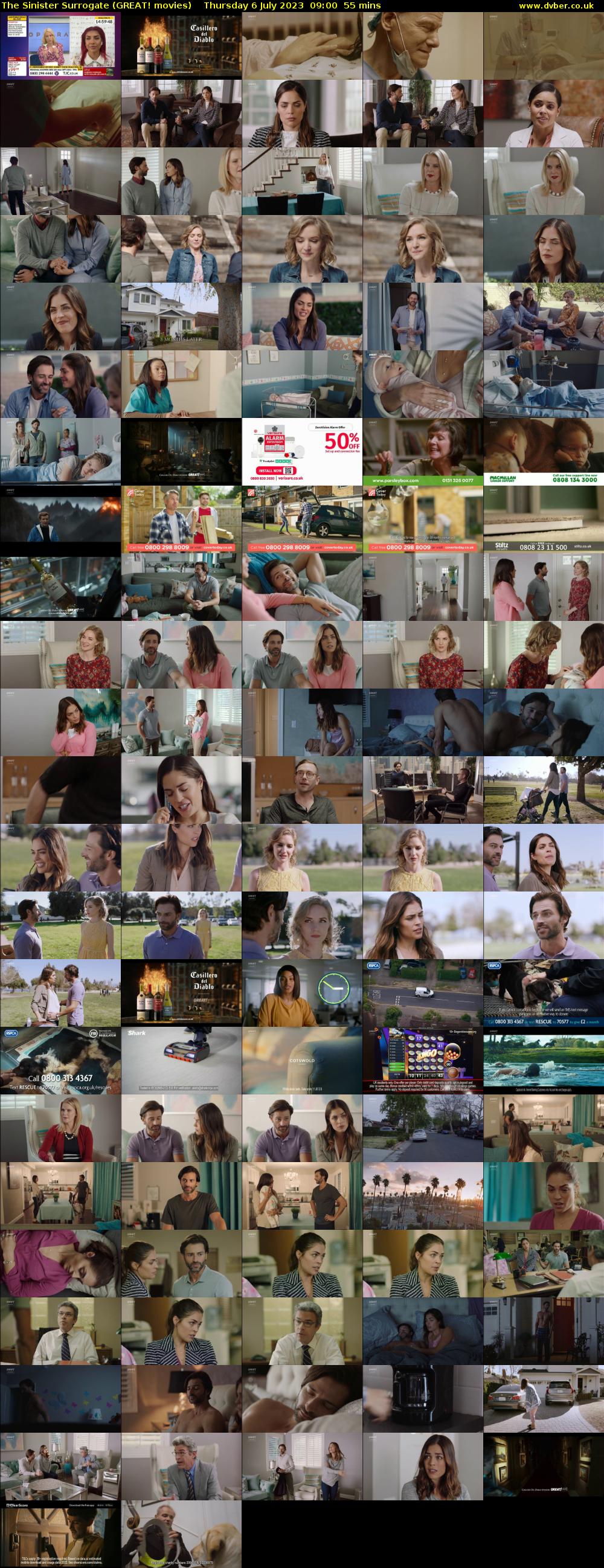 The Sinister Surrogate (GREAT! movies) Thursday 6 July 2023 09:00 - 09:55