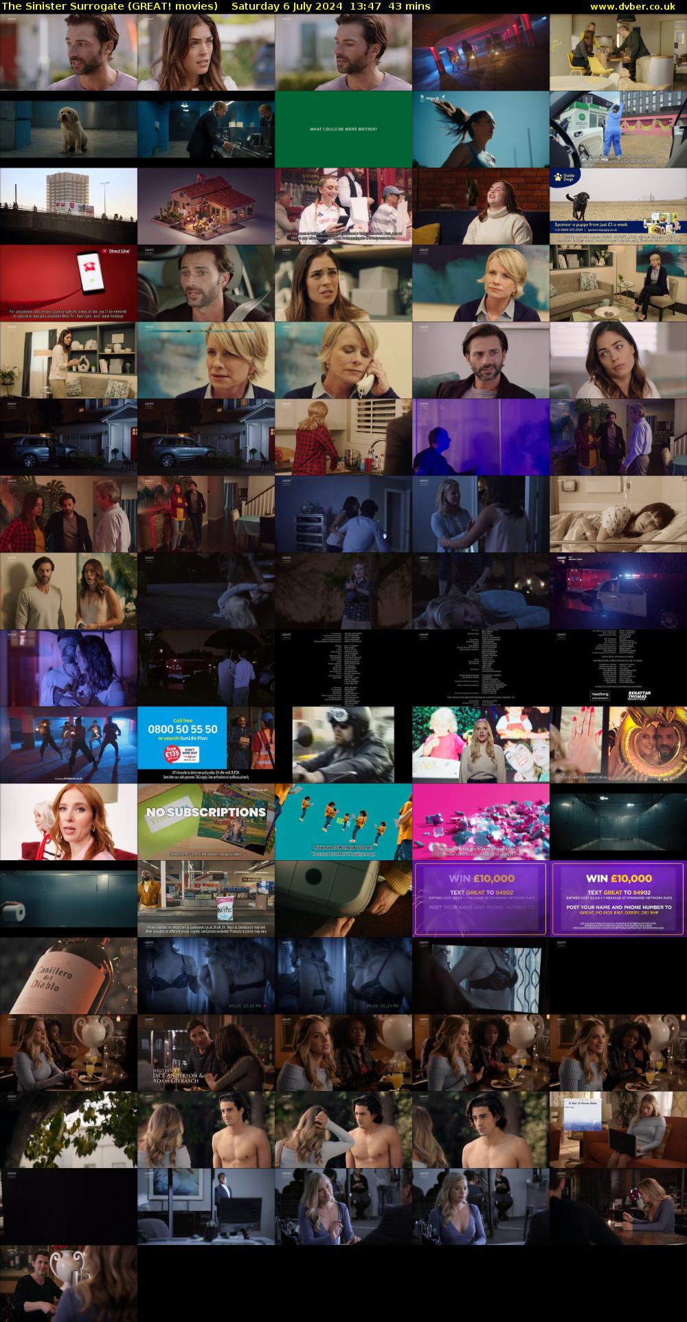 The Sinister Surrogate (GREAT! movies) Saturday 6 July 2024 13:47 - 14:30